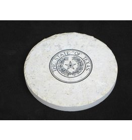 Limestone Wine Coaster - Seal