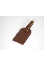 Luggage Tag - Tan Calf - Texas State Seal