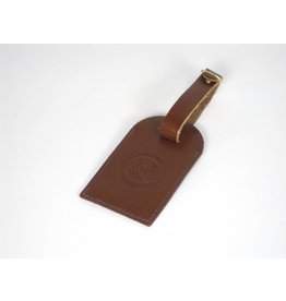 Luggage Tag - Tan Calf - Texas State Seal