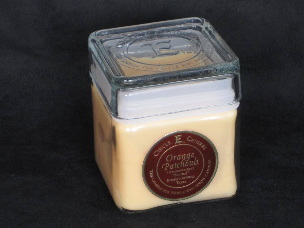 Circle E Candle Orange Patchouli 12 oz Lone Star Legacies