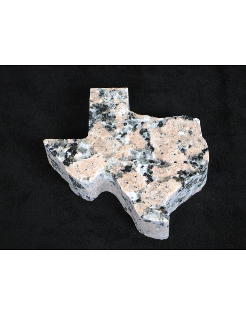 Paperweight - Pink Granite - Texas - 5"