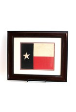 Print - Texas Flag - Mahogany