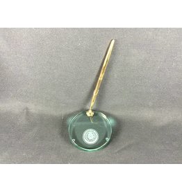Round Pen Set - Jade Glass - Texas State Seal