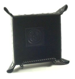 Valet - Snap - Black Ostrich - Texas State Seal