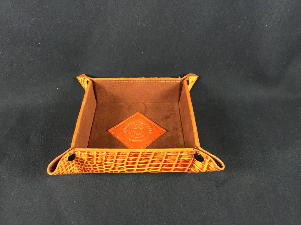 Valet Snap Tangelo Croc Texas State Seal Lone Star Legacies