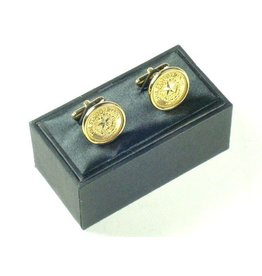 Cuff Links - Texas State Seal - Gold tone