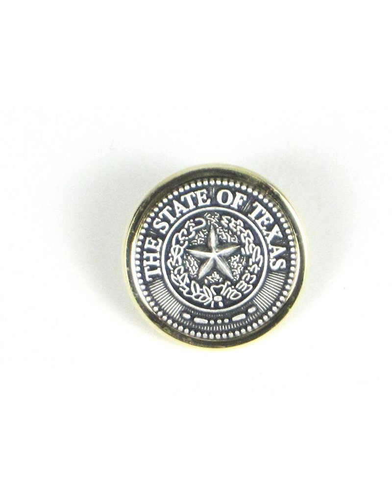 Lapel Pin - Texas State Seal - Pewter