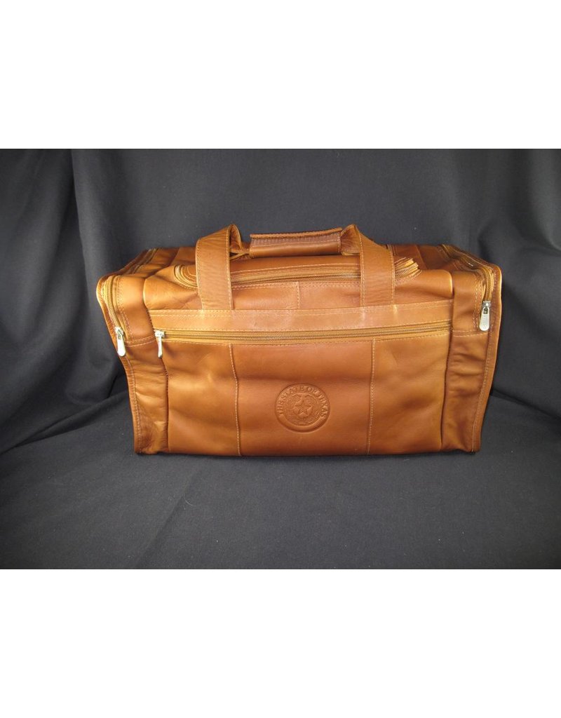 Travel Duffel with Side Pockets - Texas State Seal