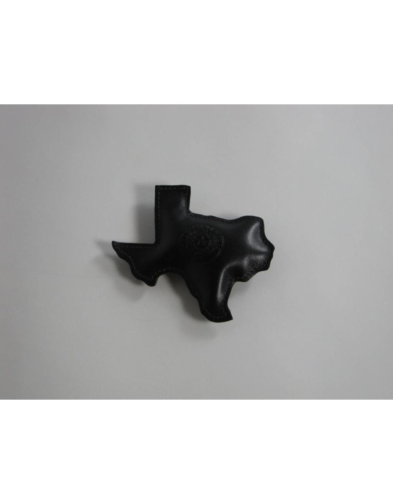 Paperweight - Texas - Black Calf - Texas State Seal