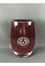 Vase - Crescendo - Scarlet - Texas State Seal