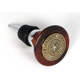Wine Stopper - Gold - Texas State Seal