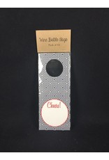 Wine Tags - Navy & Red