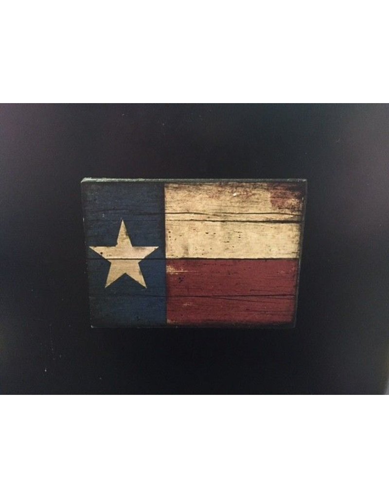 Magnet - Texas Flag - Wood