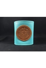 Drink Koozie - Turquoise - Texas State Seal