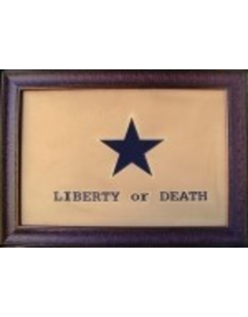 Texas Art - Liberty or Death Flag Large