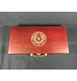 Deluxe 300 Chip Poker Set - Texas State Seal