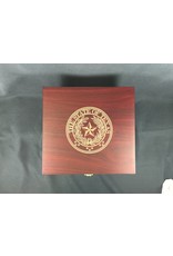 Wine Box w/tools and glasses - Texas State Seal