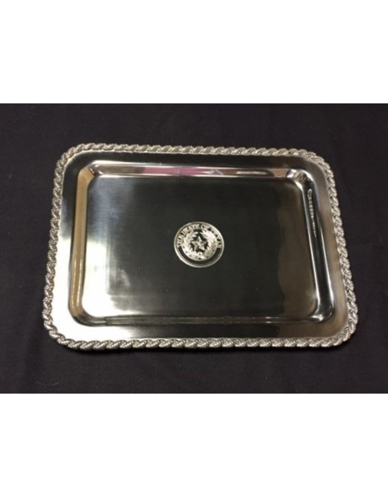 Tray - Texas State Seal - Med Rectangular Masthead