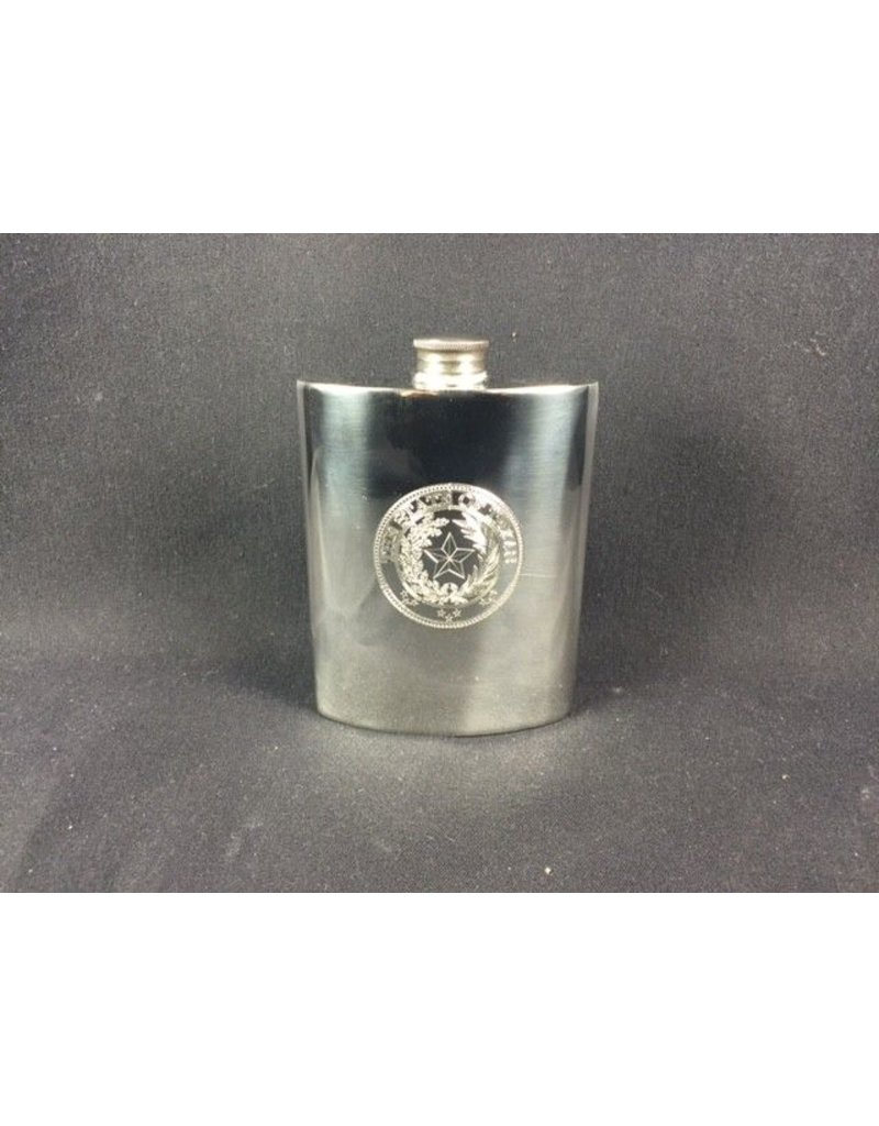 Flask - Pewter - Texas State Seal