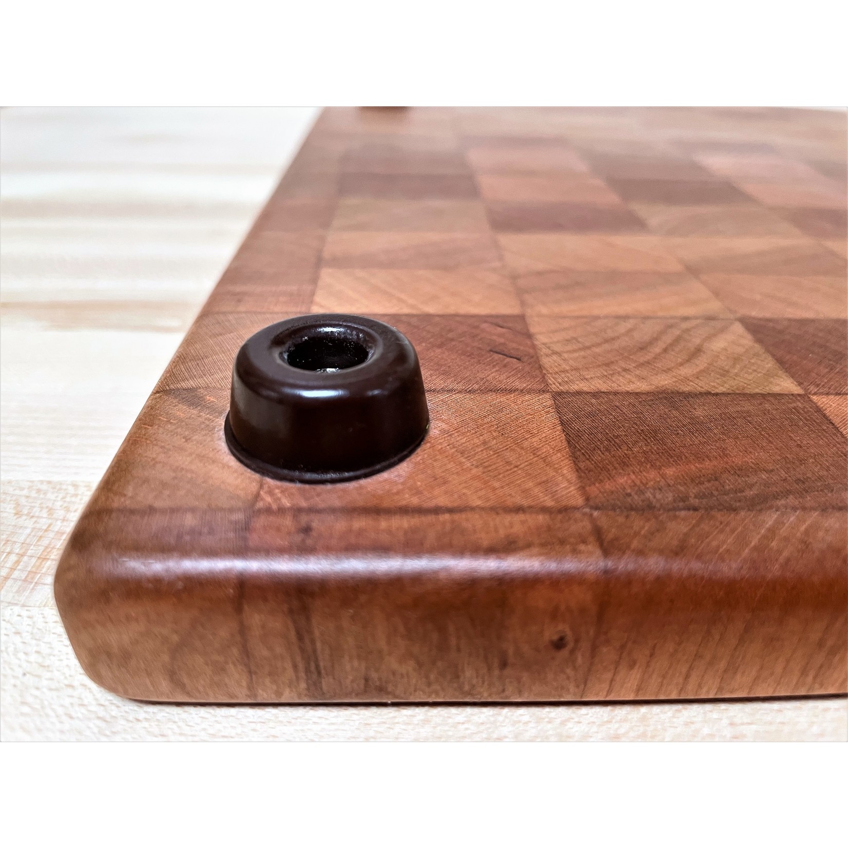 Middle Cherry: End-Grain Cutting Board - Global Sawdust