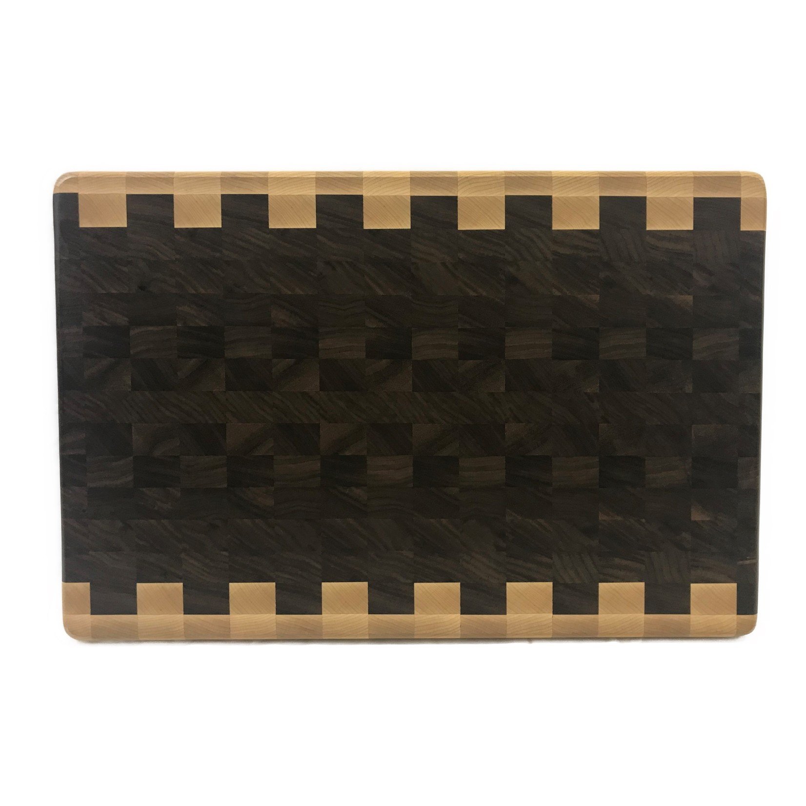 Custom Walnut End Grain Chopping Board Always a Stunning Grain Pattern Full  50mm Thick 