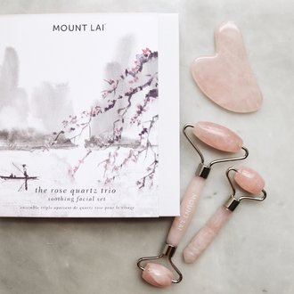 Mount Lai The Rose Quartz Trio Soothing Facial Set Mount Lai The Rose Quartz Trio Soothing Facial Set