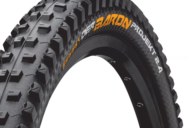 Continental Der Baron Projekt 29 x 2.4 Folding ProTection APEX + Black Chili