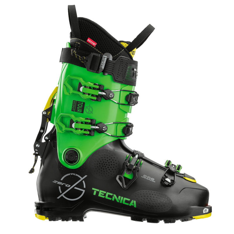ZERO G TOUR SCOUT BLACK/GREEN 2022 - Westside Ski Bike Board