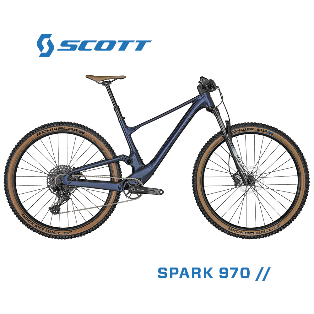 SPARK 970 BLUE 2022 Westside Ski Bike Board