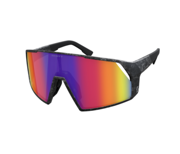 SCO Sunglasses Pro Shield Marble Black Teal Chrome
