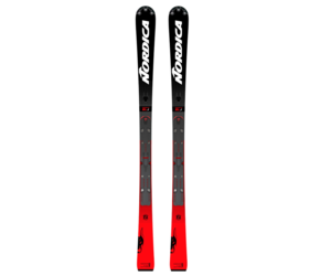 DOBERMANN SLJ PLATE BLACK - RED Jr Race Ski - Westside Ski DOBERMANN SLJ PLATE BLACK - RED Jr Race Ski - Westside Ski