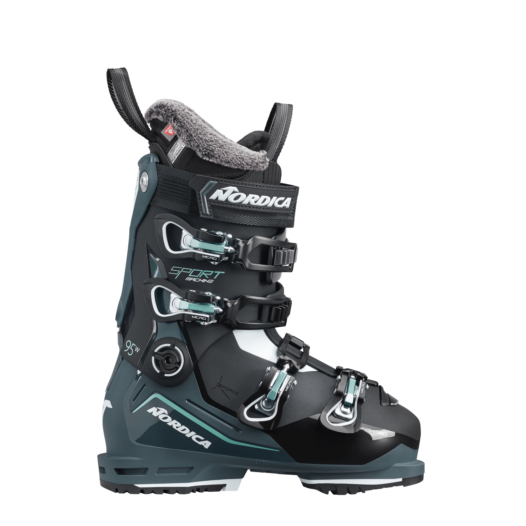 Nordica SPORTMACHINE 3 95 W GW BLK-GRN-WHT 2024