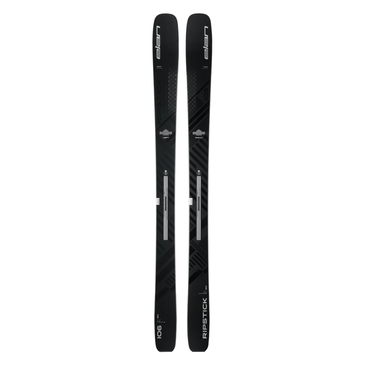 Best Freeride Skis 2024 New 2023 Elan Ripstick 106 Black