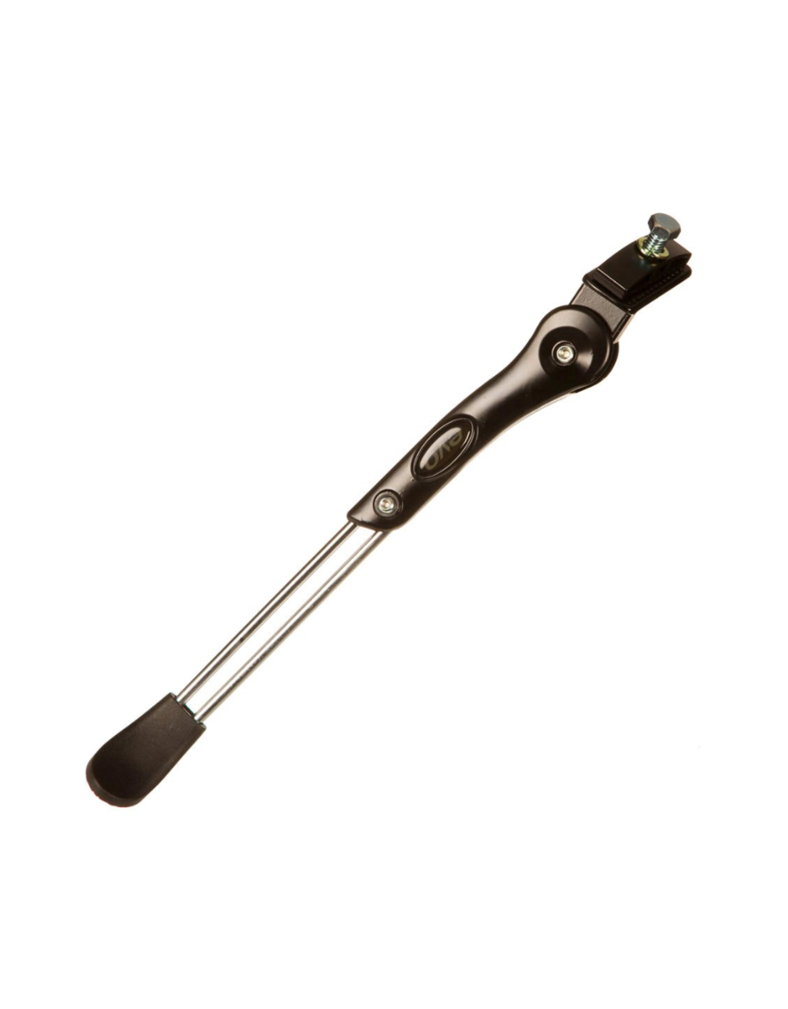 Evo EVO, Alloy/Steel Central Kickstand, Adjustable 24”- 700C, Black