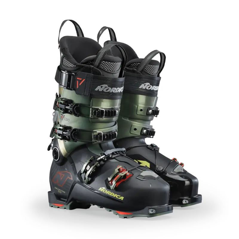 UNLIMITED 130 DYN BLACK/IRID GRN/RED