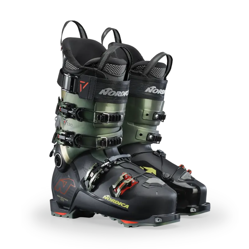 Nordica UNLIMITED 130 DYN BLACK/IRID GRN/RED 2025