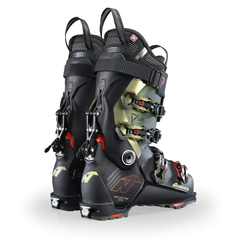 Nordica UNLIMITED 130 DYN BLACK/IRID GRN/RED 2025