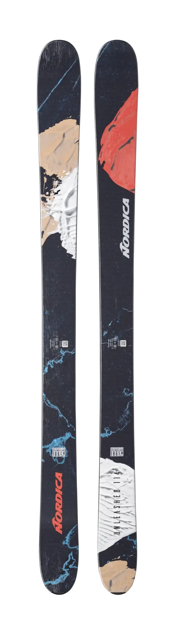 Nordica UNLEASHED 114 BLUE - RED - BROWN 2025