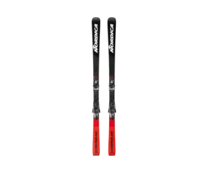 DOBERMANN GSJ PLATE BLACK - RED SKIS - Westside Ski Bike Board