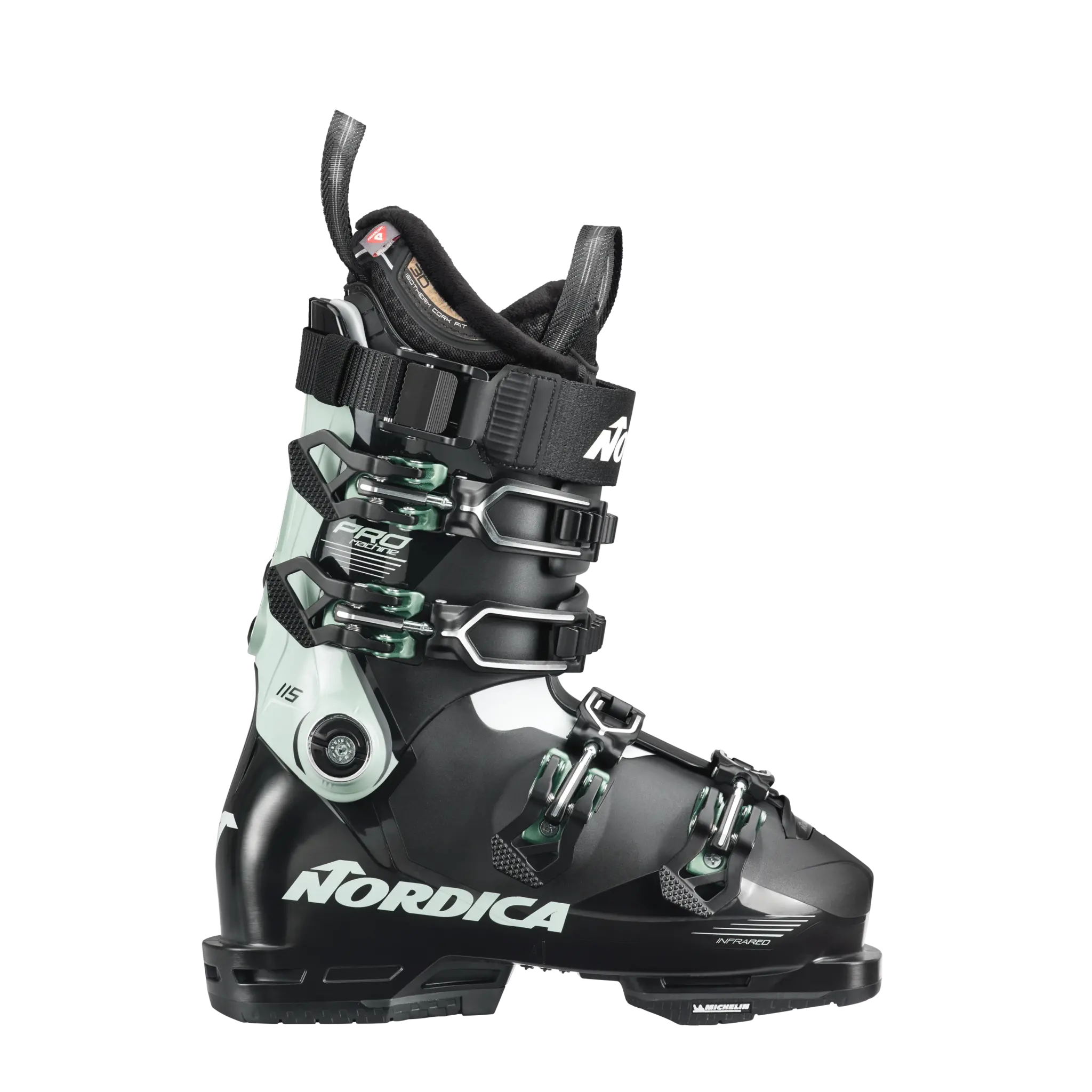 Nordica PROMACHINE 115 W BLACK / GREEN / WHITE 2026