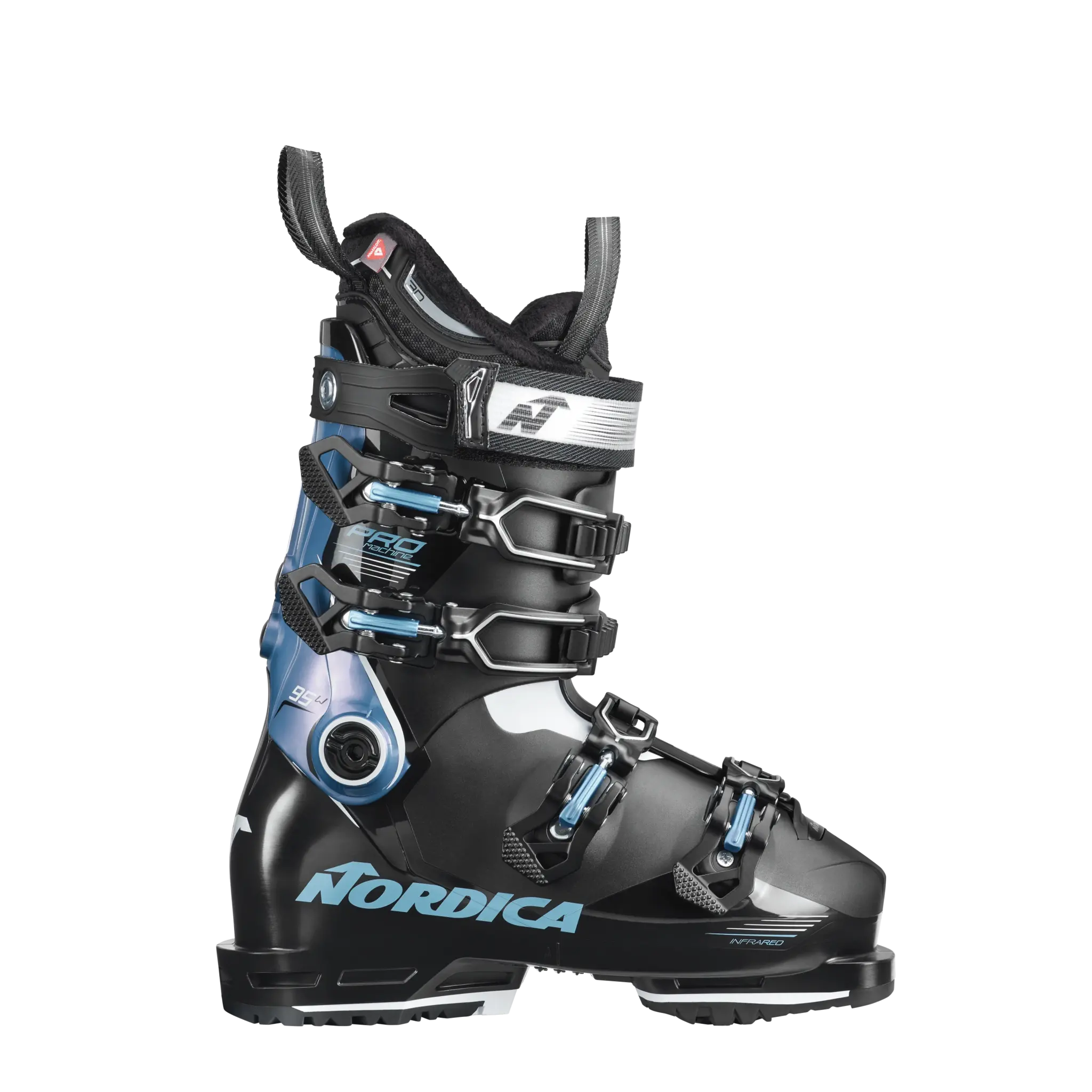 Nordica PROMACHINE 95 W WHITE / LIGHT BLUE / BLACK 2025