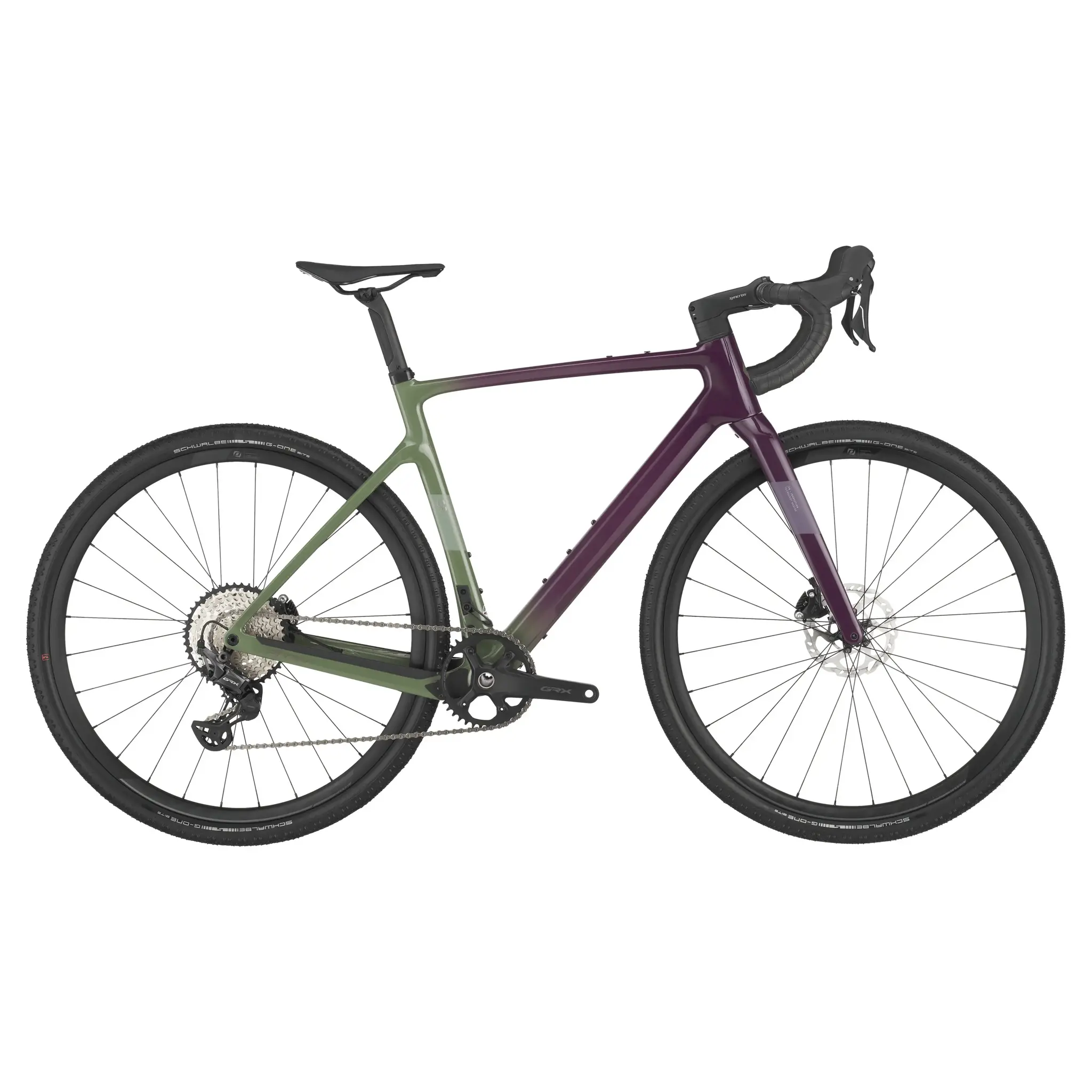 Scott ADDICT GRAVEL 40 OLI GRN/BLK/PUR