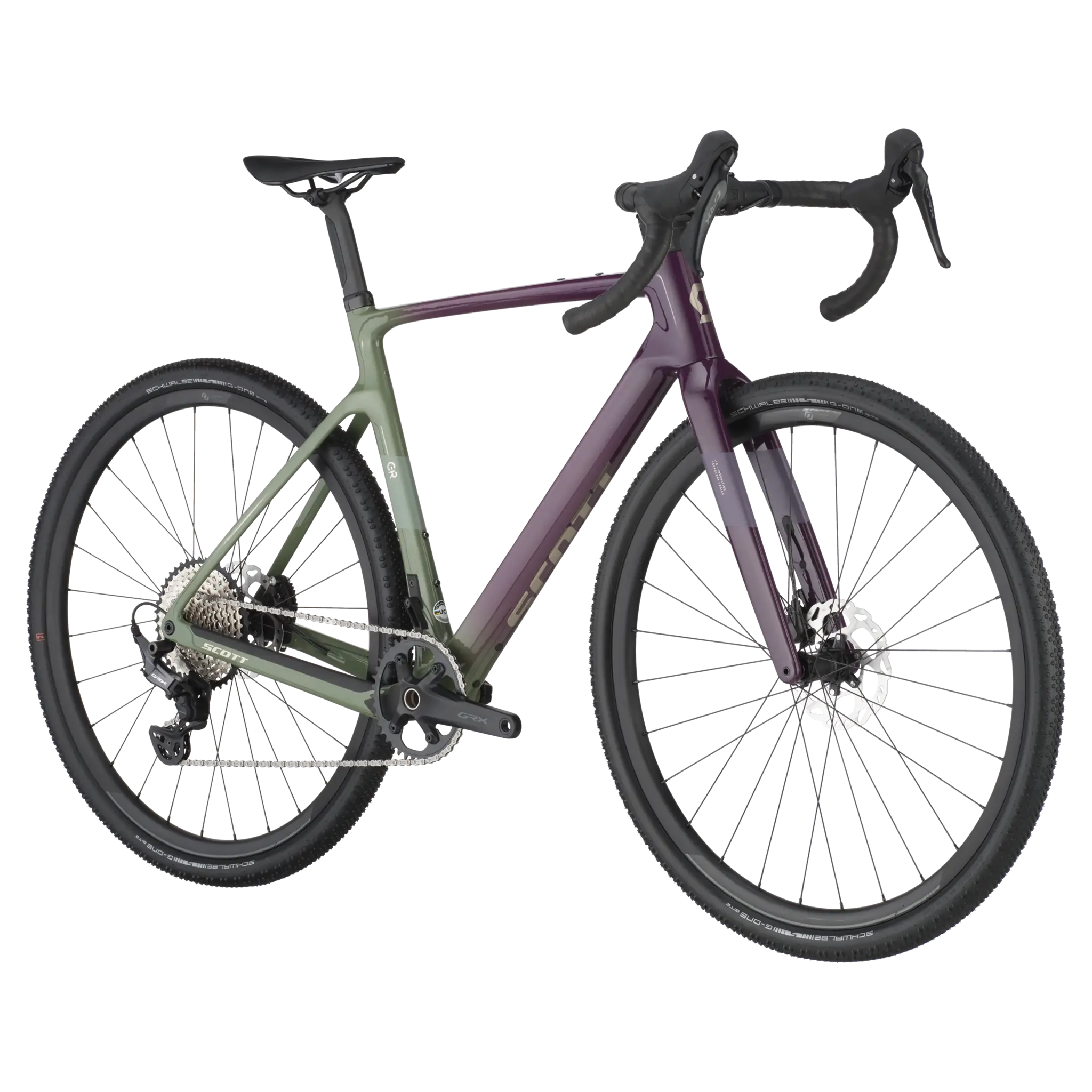 Scott ADDICT GRAVEL 40 OLI GRN/BLK/PUR