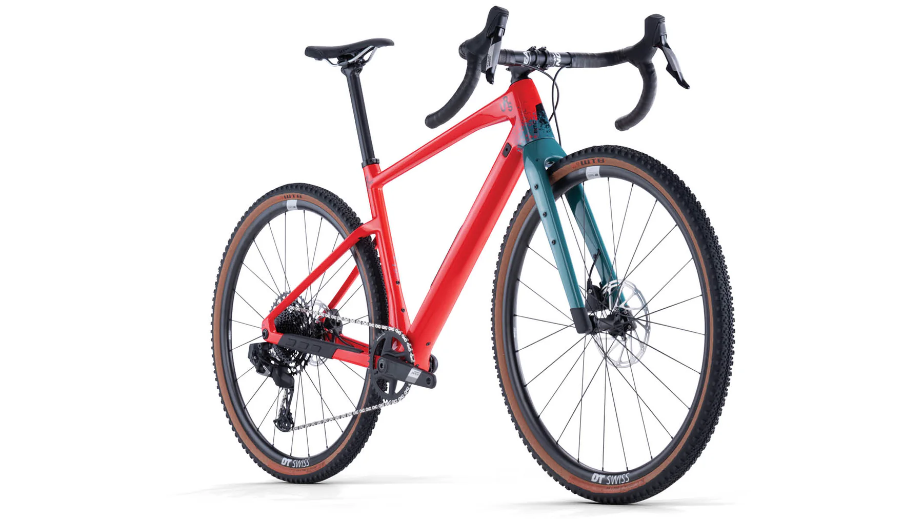 BMC URS TWO Neon Red / Dark Petrol
