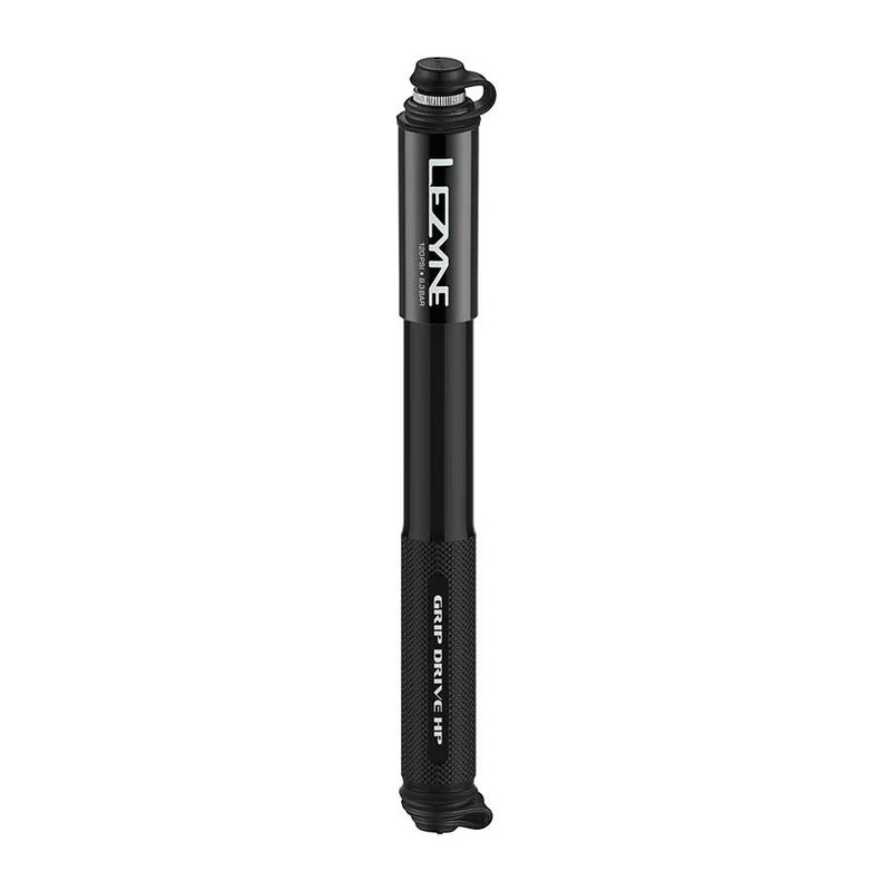 Lezyne Lezyne, Grip Drive HP, Pump, ABS Flip Chuck, 120PSI, Black, 203mm