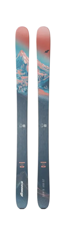 ANA's SKI キャンペーン当選商品 SANTA ANA 97 SALMON / TURQ / NAVY 2026 Skis - Westside Ski Bike Board