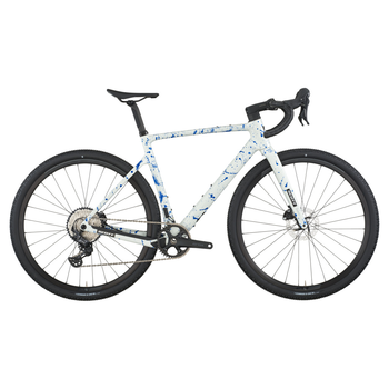 Scott ADDICT GRAVEL 30 WHITE/SPLATTER BLUE