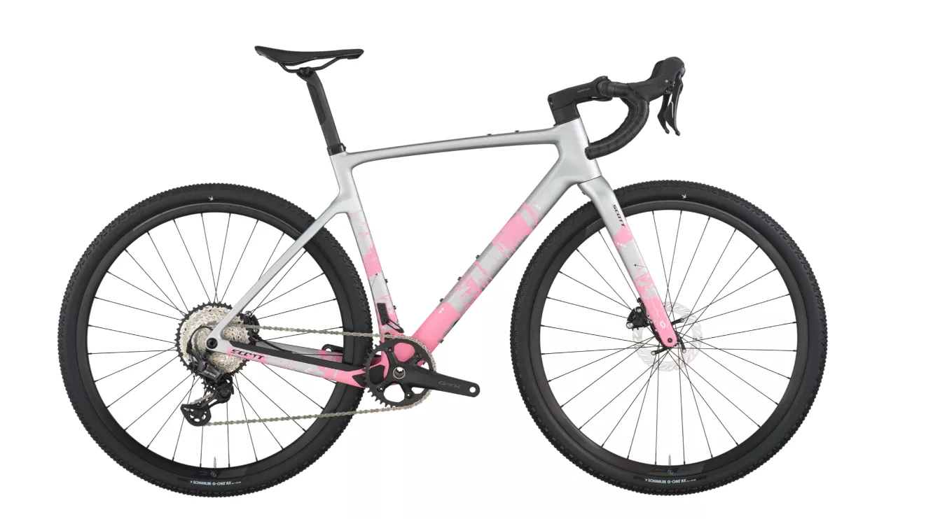 Scott ADDICT GRAVEL 30 CARBON GREY/PINK