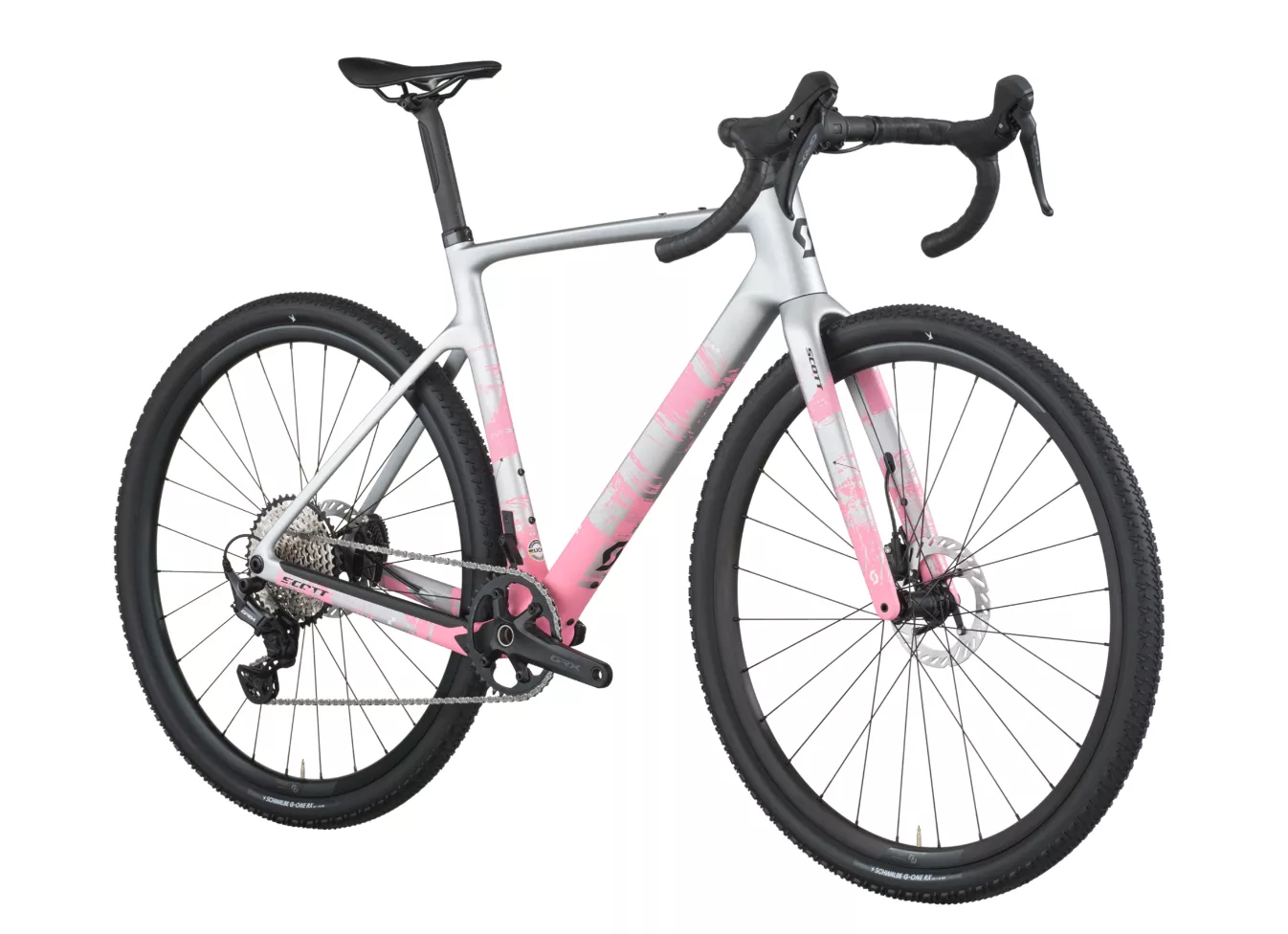 Scott ADDICT GRAVEL 30 CARBON GREY/PINK
