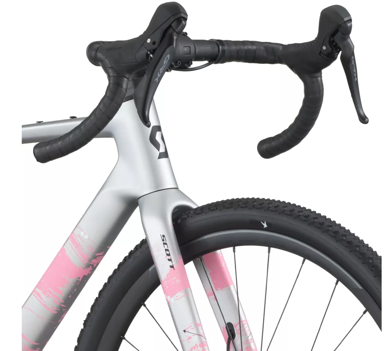 Scott ADDICT GRAVEL 30 CARBON GREY/PINK